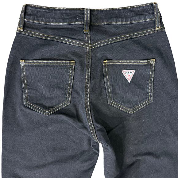 Guess 40th Anniversary Black Wash Button Fly High Rise Skinny Jeans size 25 - Picture 11 of 11